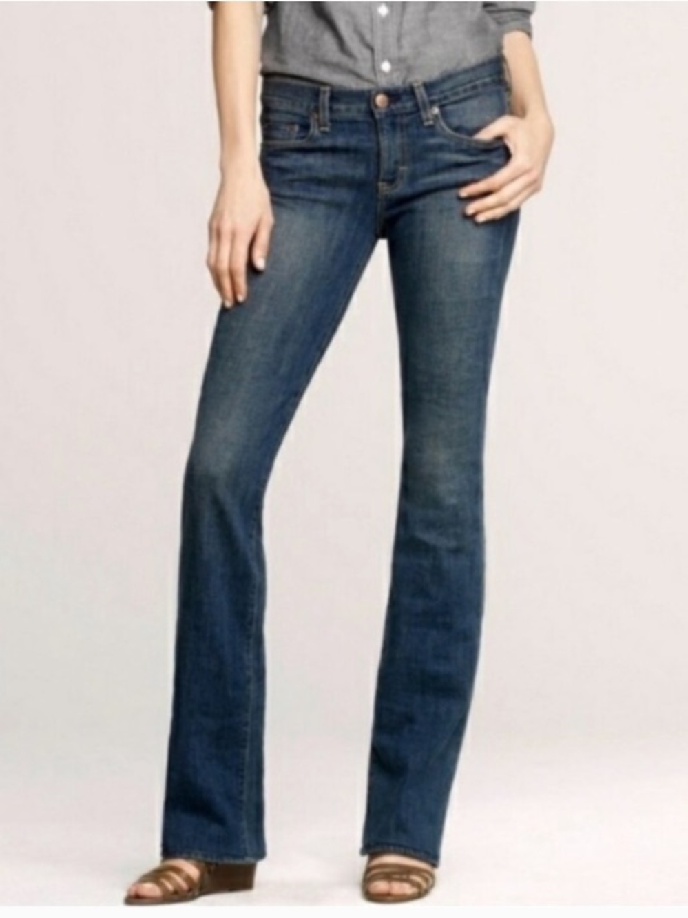 J. Crew Y2K Style Low Rise Bootcut Jeans